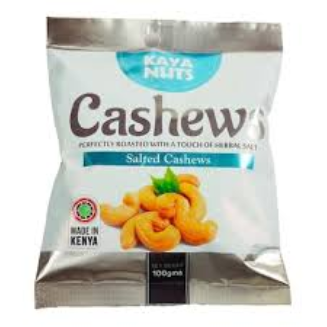 KAYA SALTED CASHEWS 100G